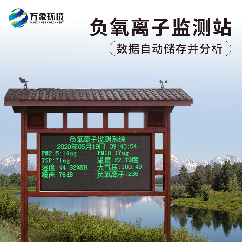 景區(qū)負氧離子在線監(jiān)測系統(tǒng)有什么作用？