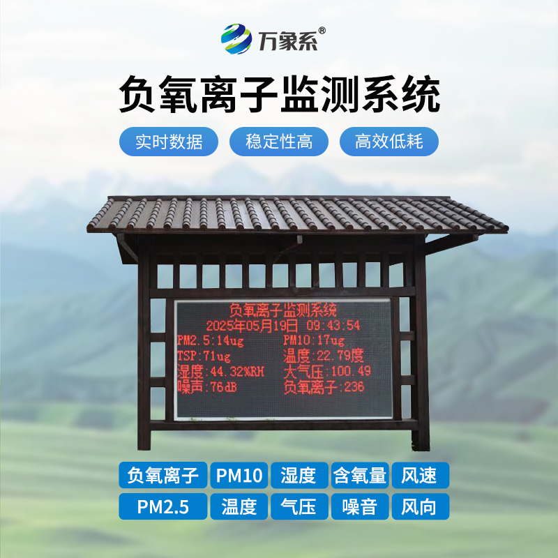 防腐木韻，清新呼吸：景區(qū)空氣負氧離子監(jiān)測儀