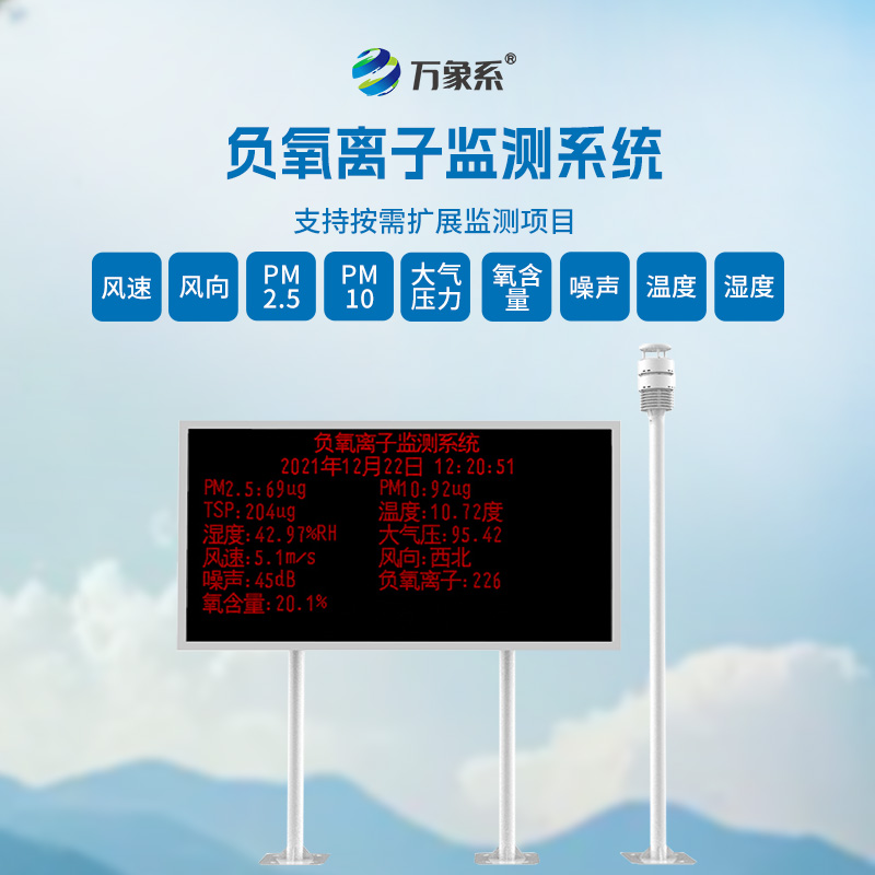 大氣負(fù)氧離子自動(dòng)監(jiān)測系統(tǒng)